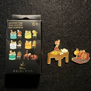 Loungefly Disney Princess Mulan Mystery Pins - Gold and Red